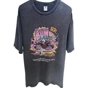 DSTORTD Charcoal Gray Double-sided graphic Graphic T-Shirt Crew Neck Men's Large